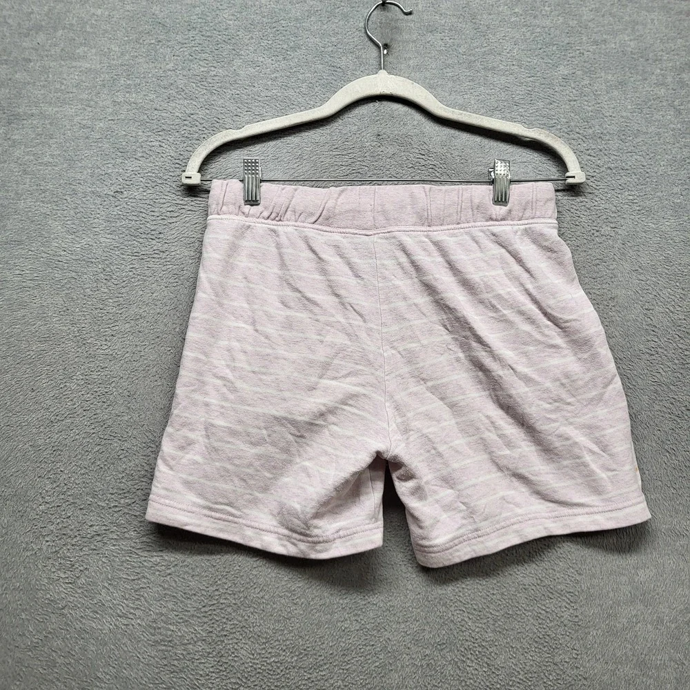 Nike Women Activewear Shorts XL Light Pink Striped‎ Logo 4.5